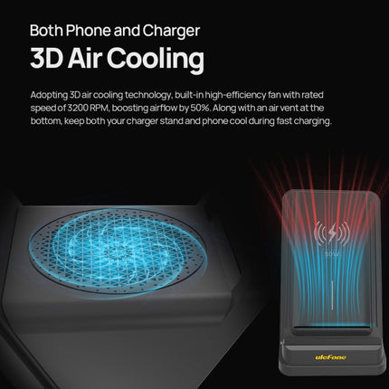 Ulefone WCS01 50W Air-cooled Wireless Charger Stand