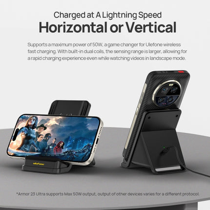Ulefone WCS01 50W Air-cooled Wireless Charger Stand