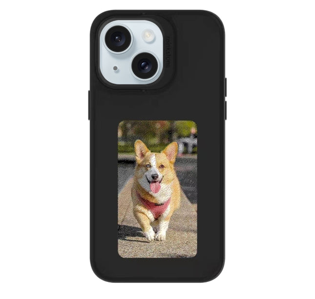 NFC Four-Color E-ink Screen DIY Phone Case, For iPhone 14 Pro Max, For iPhone 13