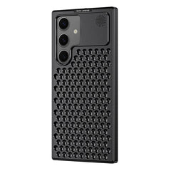 R-JUST RJ58 Aromatherapy Metal Cooling Phone Case, For Samsung Galaxy S24 Ultra 5G, For Samsung Galaxy S24+ 5G, For Samsung Galaxy S24 5G, For Samsung Galaxy S23 Ultra 5G