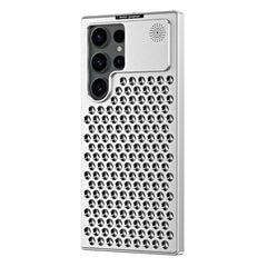R-JUST RJ58 Aromatherapy Metal Cooling Phone Case, For Samsung Galaxy S24 Ultra 5G, For Samsung Galaxy S24+ 5G, For Samsung Galaxy S24 5G, For Samsung Galaxy S23 Ultra 5G