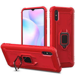 Carbon Fiber Protective Case with 360 Degree Rotating Ring Holder, For Samsung Galaxy A21 (US), For Samsung Galaxy A71 (5G), For Samsung Galaxy A51 (5G), For Xiaomi Mi 10 Lite / Youth (5G), For Xiaomi Redmi 9A, For Xiaomi Redmi 9C, For Huawei Y6p