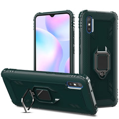 Carbon Fiber Protective Case with 360 Degree Rotating Ring Holder, For Samsung Galaxy A21 (US), For Samsung Galaxy A71 (5G), For Samsung Galaxy A51 (5G), For Xiaomi Mi 10 Lite / Youth (5G), For Xiaomi Redmi 9A, For Xiaomi Redmi 9C, For Huawei Y6p