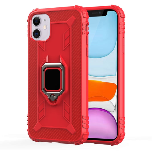 Funda protectora de fibra de carbono con soporte de anillo giratorio de 360 ​​grados, para iPhone 12 mini, para iPhone 12/12 Pro, para iPhone 12 Pro Max