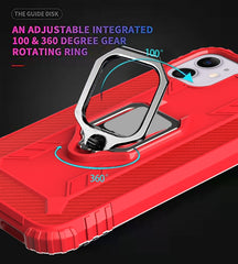 Carbon Fiber Protective Case with 360 Degree Rotating Ring Holder, For iPhone 12 mini, For iPhone 12 / 12 Pro, For iPhone 12 Pro Max