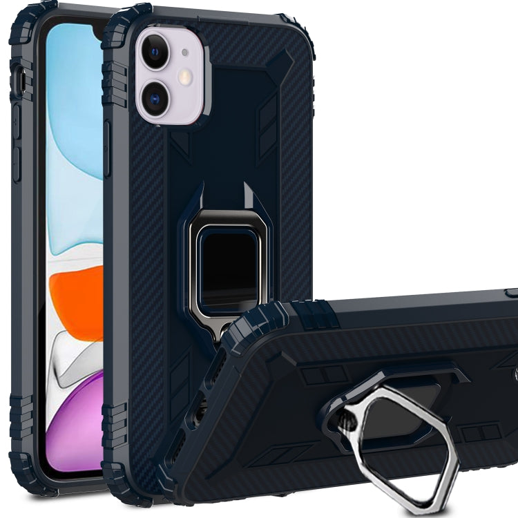 Carbon Fiber Schutzhülle mit 360 Grad Drehbaren Ring Halter, Für iPhone 12 mini, Für iPhone 12 / 12 Pro, für iPhone 12 Pro Max