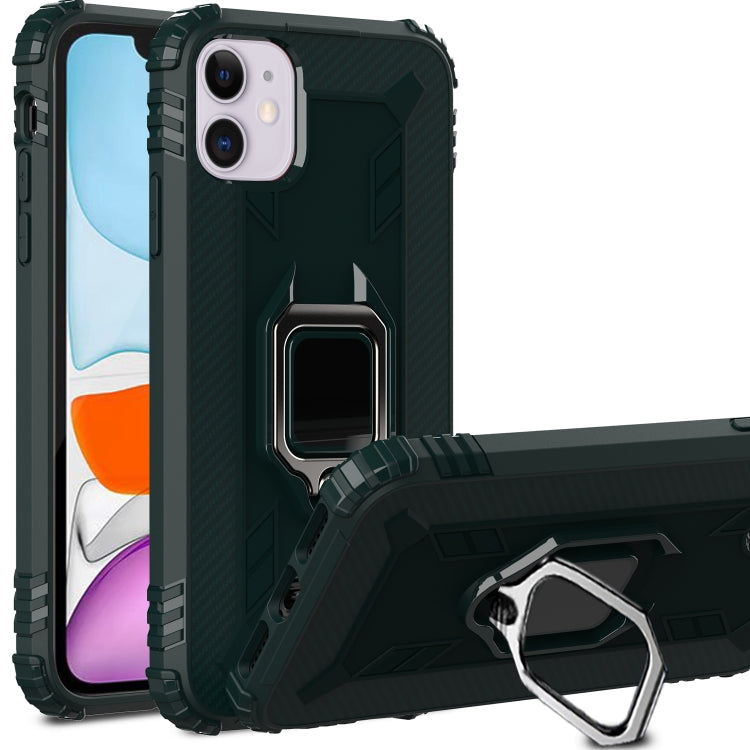 Carbon Fiber Schutzhülle mit 360 Grad Drehbaren Ring Halter, Für iPhone 12 mini, Für iPhone 12 / 12 Pro, für iPhone 12 Pro Max