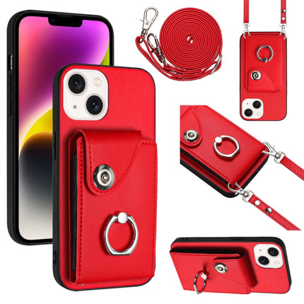 Organ Card Bag Ring Holder Phone Case with Long Lanyard, For iPhone 16, For iPhone 15 Pro Max, For iPhone 15 Pro, For iPhone 15 Plus