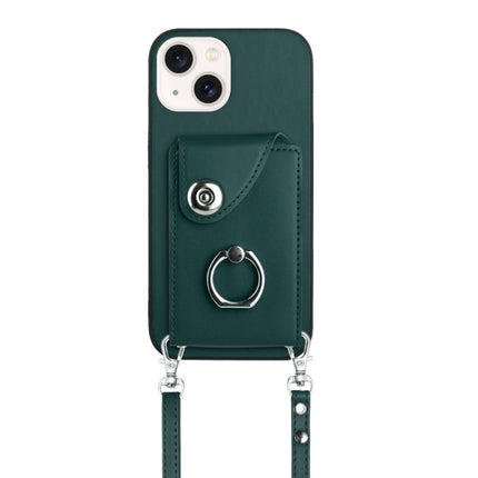 Organ Card Bag Ring Holder Phone Case with Long Lanyard, For iPhone 15, For iPhone 14 Plus, For iPhone 14, For iPhone 14 Pro
