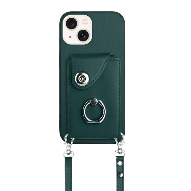 Organ Card Bag Ring Holder Phone Case with Long Lanyard, For iPhone 15, For iPhone 14 Plus, For iPhone 14, For iPhone 14 Pro