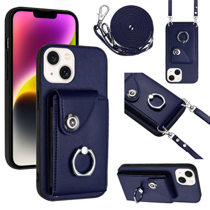 Organ Card Bag Ring Holder Phone Case with Long Lanyard, For iPhone 15, For iPhone 14 Plus, For iPhone 14, For iPhone 14 Pro