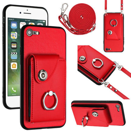 Organ Card Bag Ring Holder Phone Case with Long Lanyard, For iPhone 14 Pro Max, For iPhone SE 2022 / 2020 / 8 / 7, For iPhone 13 Pro Max, For iPhone 13 Pro