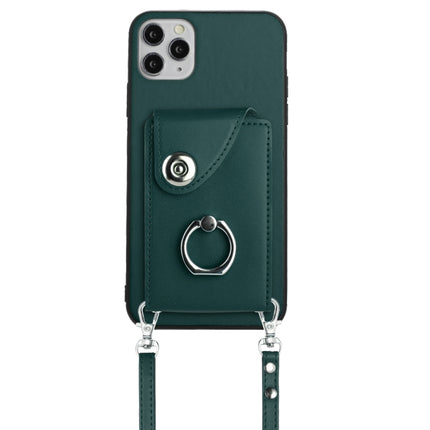 Organ Card Bag Ring Holder Phone Case with Long Lanyard, For iPhone 11 Pro, For iPhone X / XS, For iPhone XR, For iPhone XS Max