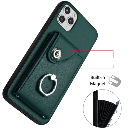 Organ Card Bag Ring Holder Phone Case with Long Lanyard, For iPhone 11 Pro, For iPhone X / XS, For iPhone XR, For iPhone XS Max