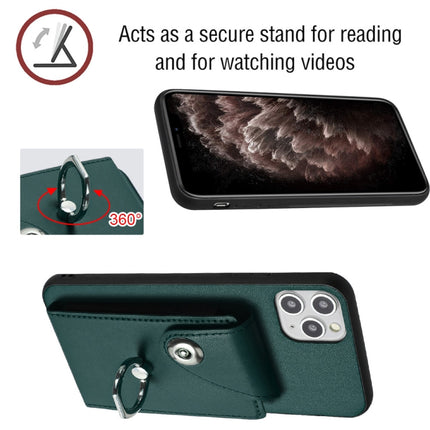 Organ Card Bag Ring Holder Phone Case with Long Lanyard, For iPhone 11 Pro, For iPhone X / XS, For iPhone XR, For iPhone XS Max