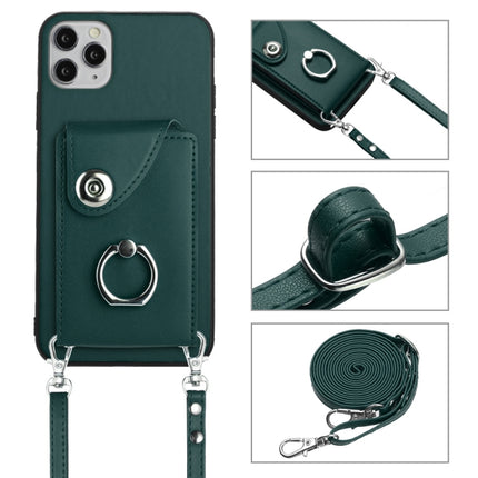 Organ Card Bag Ring Holder Phone Case with Long Lanyard, For iPhone 11 Pro, For iPhone X / XS, For iPhone XR, For iPhone XS Max