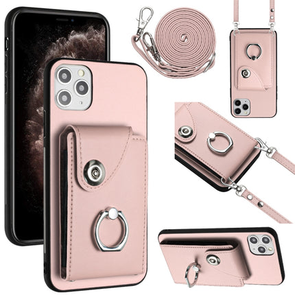 Organ Card Bag Ring Holder Phone Case with Long Lanyard, For iPhone 11 Pro, For iPhone X / XS, For iPhone XR, For iPhone XS Max