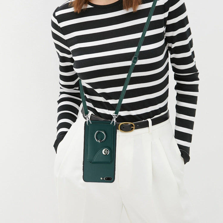Organ Card Bag Ring Holder Phone Case with Long Lanyard