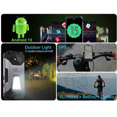 Unihertz Tank mini 1 / 8849, Night Vision Version, 100MP Camera, 4.3 inch Android 13 Helio G99 Octa Core, Network: 4G, 8GB+256GB