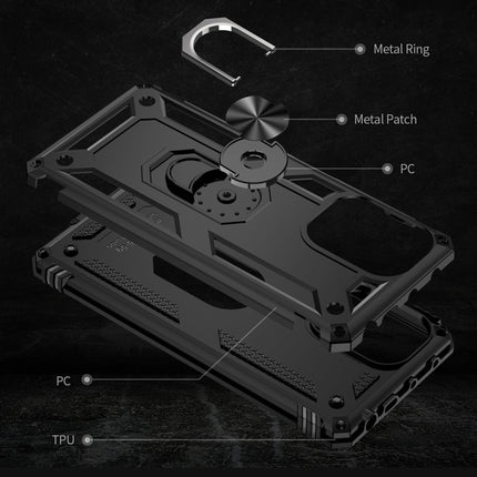 Shockproof TPU + PC Phone Case with Holder, For Xiaomi Poco F5 5G / Redmi Note 12 Turbo 5G