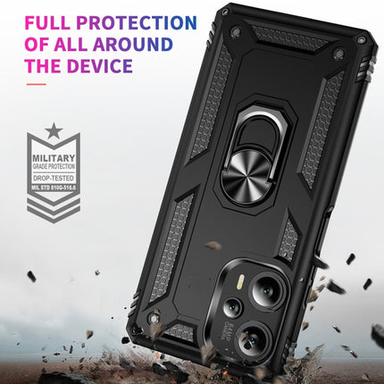 Shockproof TPU + PC Phone Case with Holder, For Xiaomi Poco F5 5G / Redmi Note 12 Turbo 5G