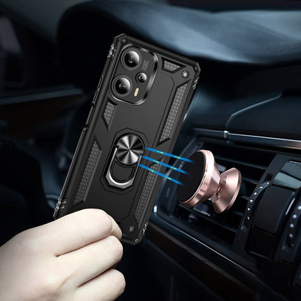 Shockproof TPU + PC Phone Case with Holder, For Xiaomi Poco F5 5G / Redmi Note 12 Turbo 5G