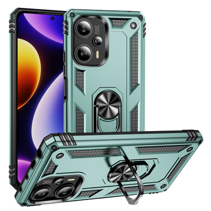 Shockproof TPU + PC Phone Case with Holder, For Xiaomi Poco F5 5G / Redmi Note 12 Turbo 5G