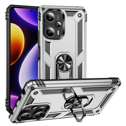 Shockproof TPU + PC Phone Case with Holder, For Xiaomi Poco F5 5G / Redmi Note 12 Turbo 5G