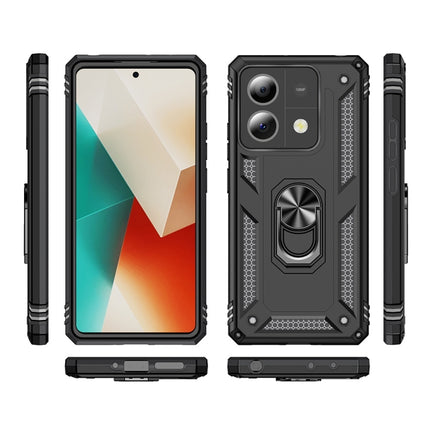 Shockproof TPU + PC Phone Case with Holder, For Xiaomi Redmi Note 13 5G, For Xiaomi Redmi Note 13 Pro+ 5G, For Xiaomi Redmi Note 13 Pro 5G