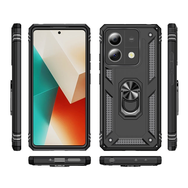 Shockproof TPU + PC Phone Case with Holder, For Xiaomi Redmi Note 13 5G, For Xiaomi Redmi Note 13 Pro+ 5G, For Xiaomi Redmi Note 13 Pro 5G