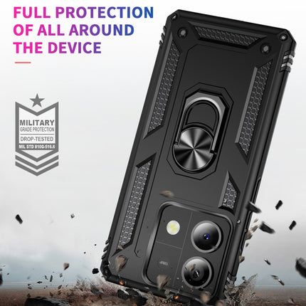 Shockproof TPU + PC Phone Case with Holder, For Xiaomi Redmi Note 13 5G, For Xiaomi Redmi Note 13 Pro+ 5G, For Xiaomi Redmi Note 13 Pro 5G