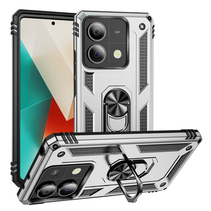 Shockproof TPU + PC Phone Case with Holder, For Xiaomi Redmi Note 13 5G, For Xiaomi Redmi Note 13 Pro+ 5G, For Xiaomi Redmi Note 13 Pro 5G