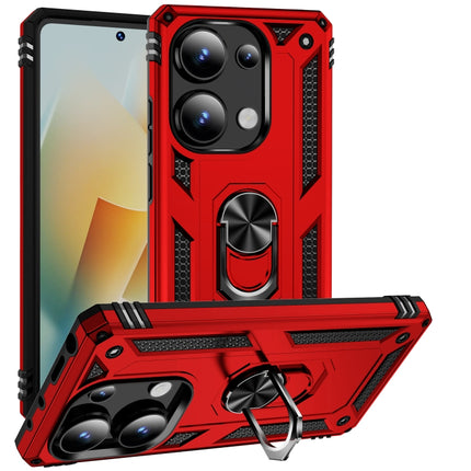Shockproof TPU + PC Phone Case with Holder, For Xiaomi Redmi A3 4G, For Xiaomi Redmi Note 13 Pro 4G, For Xiaomi Redmi Note 13 4G