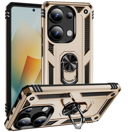 Shockproof TPU + PC Phone Case with Holder, For Xiaomi Redmi A3 4G, For Xiaomi Redmi Note 13 Pro 4G, For Xiaomi Redmi Note 13 4G