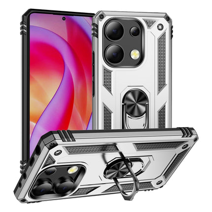 Shockproof TPU + PC Phone Case with Holder, For Xiaomi Redmi Note 13 5G, For Xiaomi Redmi Note 13 Pro+ 5G, For Xiaomi Redmi Note 13 Pro 5G