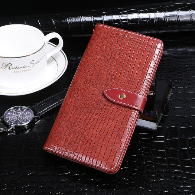 idewei Crocodile Texture Leather Phone Case, For CAT S75