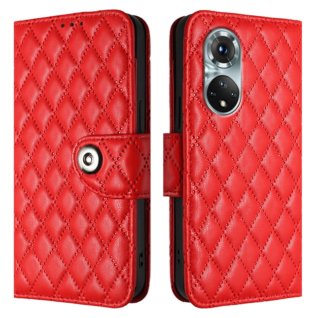 Rhombic Texture Flip Leather Phone Case with Lanyard, For Honor 50 Pro / Huawei nova 9 Pro, For Honor 50 SE / Huawei nova 9 SE, For Honor 20 / 20 Pro / 20S, For Honor 9X 4G Global