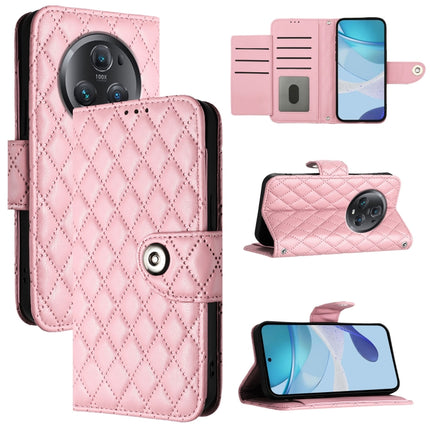 Rhombic Texture Flip Leather Phone Case with Lanyard, For Honor Magic5 Pro, For Honor X40 / X9a / Magic5 Lite, For Honor 80 GT, For Honor 80