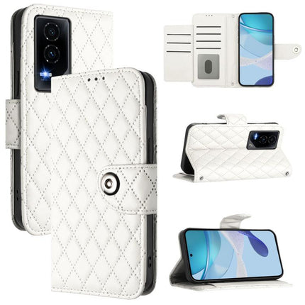 Rhombic Texture Flip Leather Phone Case with Lanyard, For Honor X8c 4G Global, For Honor GT, For Honor X9c Smart 5G Global, For Honor 300 Pro 5G / 300 Ultra