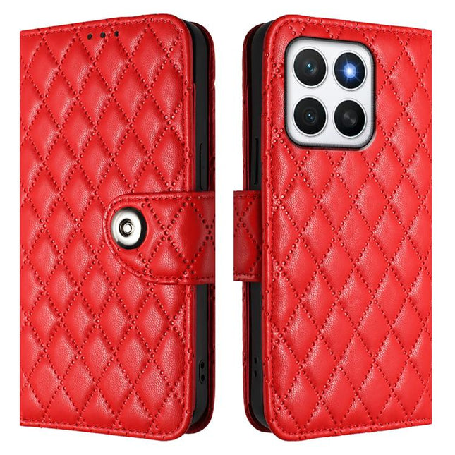 Rhombic Texture Flip Leather Phone Case with Lanyard, For Honor X8c 4G Global, For Honor GT, For Honor X9c Smart 5G Global, For Honor 300 Pro 5G / 300 Ultra