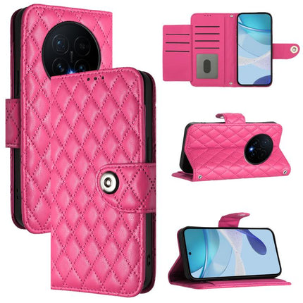 Rhombic Texture Flip Leather Phone Case with Lanyard, For Honor Magic8 Pro Air 5G, For Honor X8d 4G, For Honor Magic8 Pro, For Honor Magic8