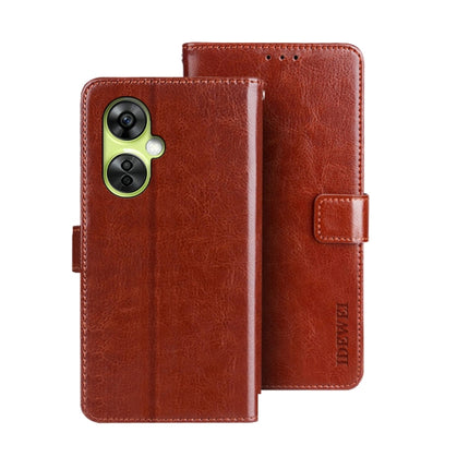 idewei Crazy Horse Texture Leather Phone Case, For OnePlus Nord CE 3 Lite