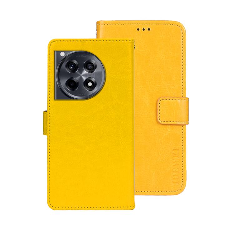 idewei Crazy Horse Texture Leather Phone Case