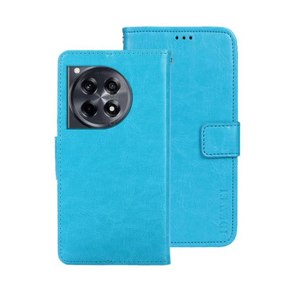 idewei Crazy Horse Texture Leather Phone Case, For OnePlus 13R, For OnePlus 12R, For OnePlus 12