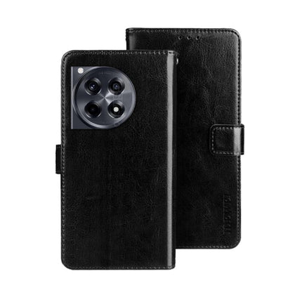 idewei Crazy Horse Texture Leather Phone Case, For OnePlus 13R, For OnePlus 12R, For OnePlus 12