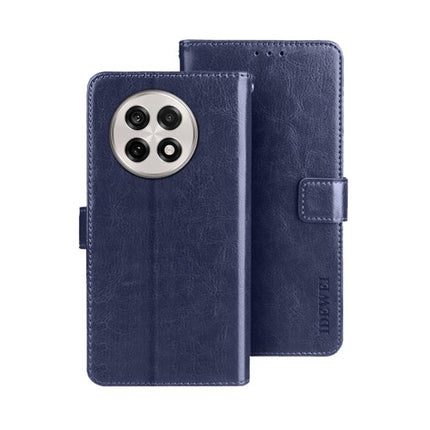 idewei Crazy Horse Texture Leather Phone Case, For OnePlus 13R, For OnePlus 12R, For OnePlus 12