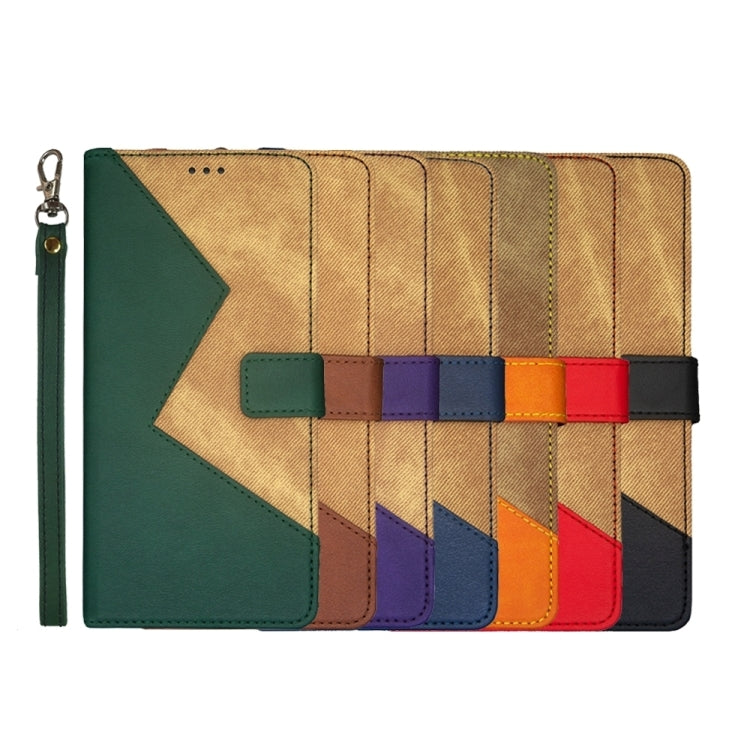idewei Two-color Splicing Leather Phone Case, For OnePlus Nord CE 3 Lite