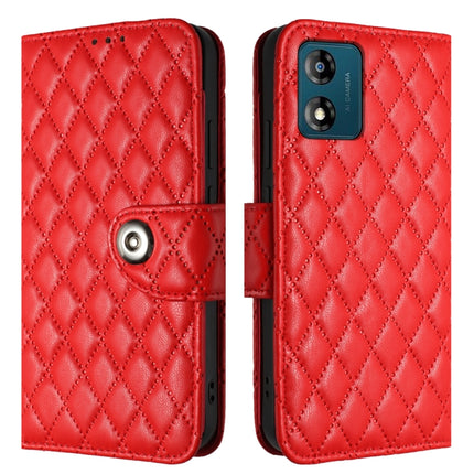 Rhombic Texture Flip Leather Phone Case with Lanyard, For Motorola Moto E13, For Motorola Moto G73, For Motorola Edge+ 2023, For Motorola Moto G 5G 2023