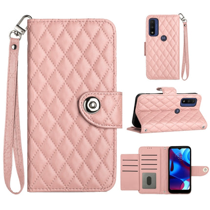 Rhombic Texture Flip Leather Phone Case with Lanyard, For Motorola Moto G51 5G, For Motorola Moto G31 / G41, For Motorola Moto G Power 2022, For Motorola Moto G71