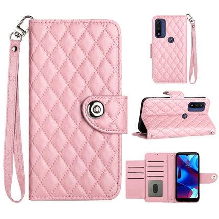 Rhombic Texture Flip Leather Phone Case with Lanyard, For Motorola Moto G51 5G, For Motorola Moto G31 / G41, For Motorola Moto G Power 2022, For Motorola Moto G71